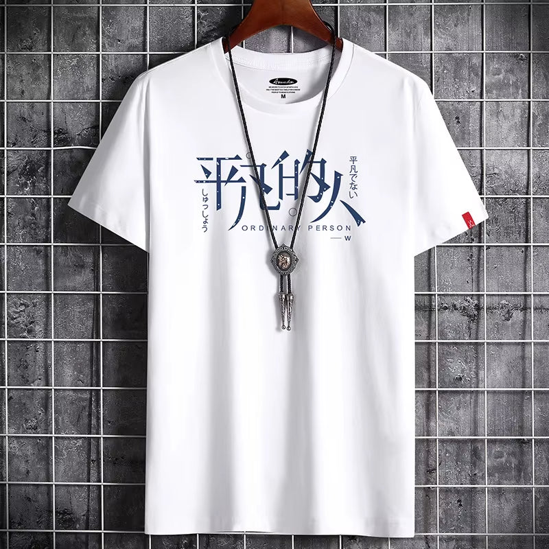 Summer Anime T-Shirt Harajuku Alternative Gothic Clothes Punk Streetwear T Shirt for Men 2022 Graphic Hip Hop Oversized T Shirt