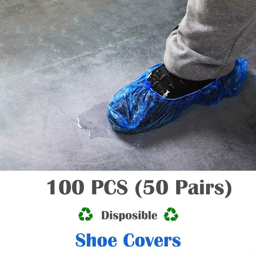 Automatic Shoe Cover Dispenser Hand-Free Shoe Covers Machine Portable ABS Anti-Slip Base Overshoes Machine for Home Office