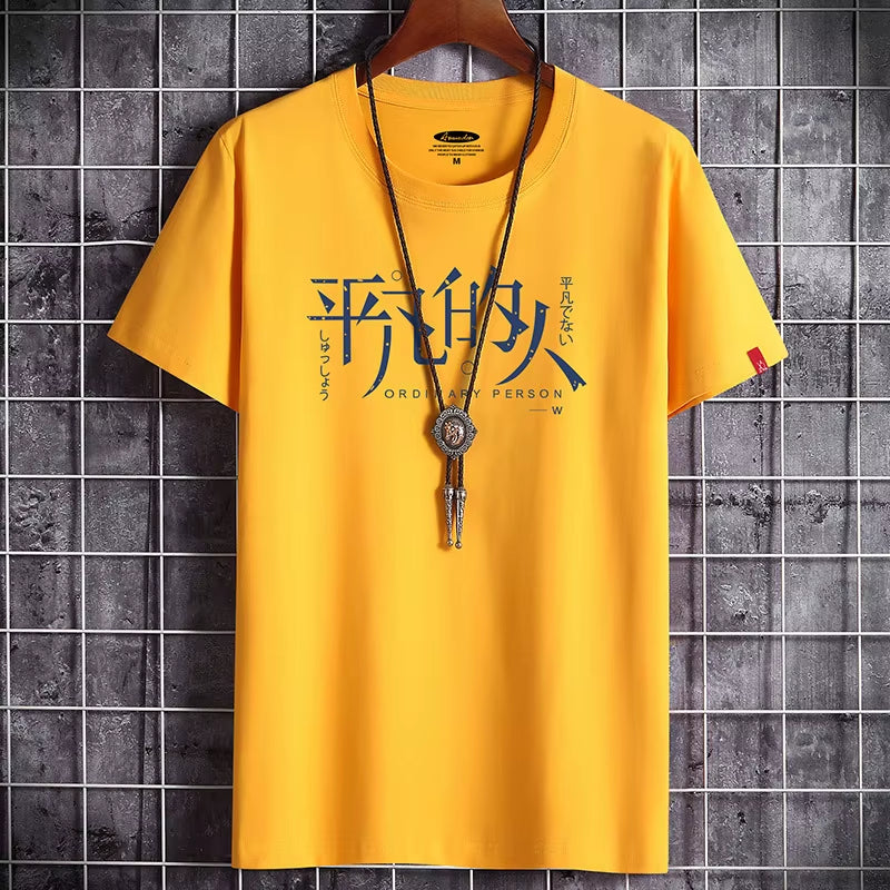 Summer Anime T-Shirt Harajuku Alternative Gothic Clothes Punk Streetwear T Shirt for Men 2022 Graphic Hip Hop Oversized T Shirt
