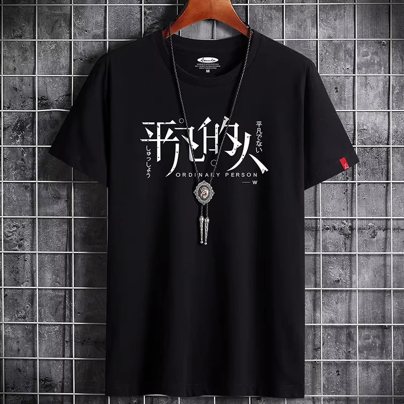 Summer Anime T-Shirt Harajuku Alternative Gothic Clothes Punk Streetwear T Shirt for Men 2022 Graphic Hip Hop Oversized T Shirt